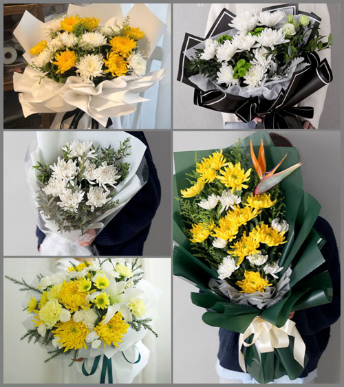 云南红河州个旧市卡房镇白事花束代送